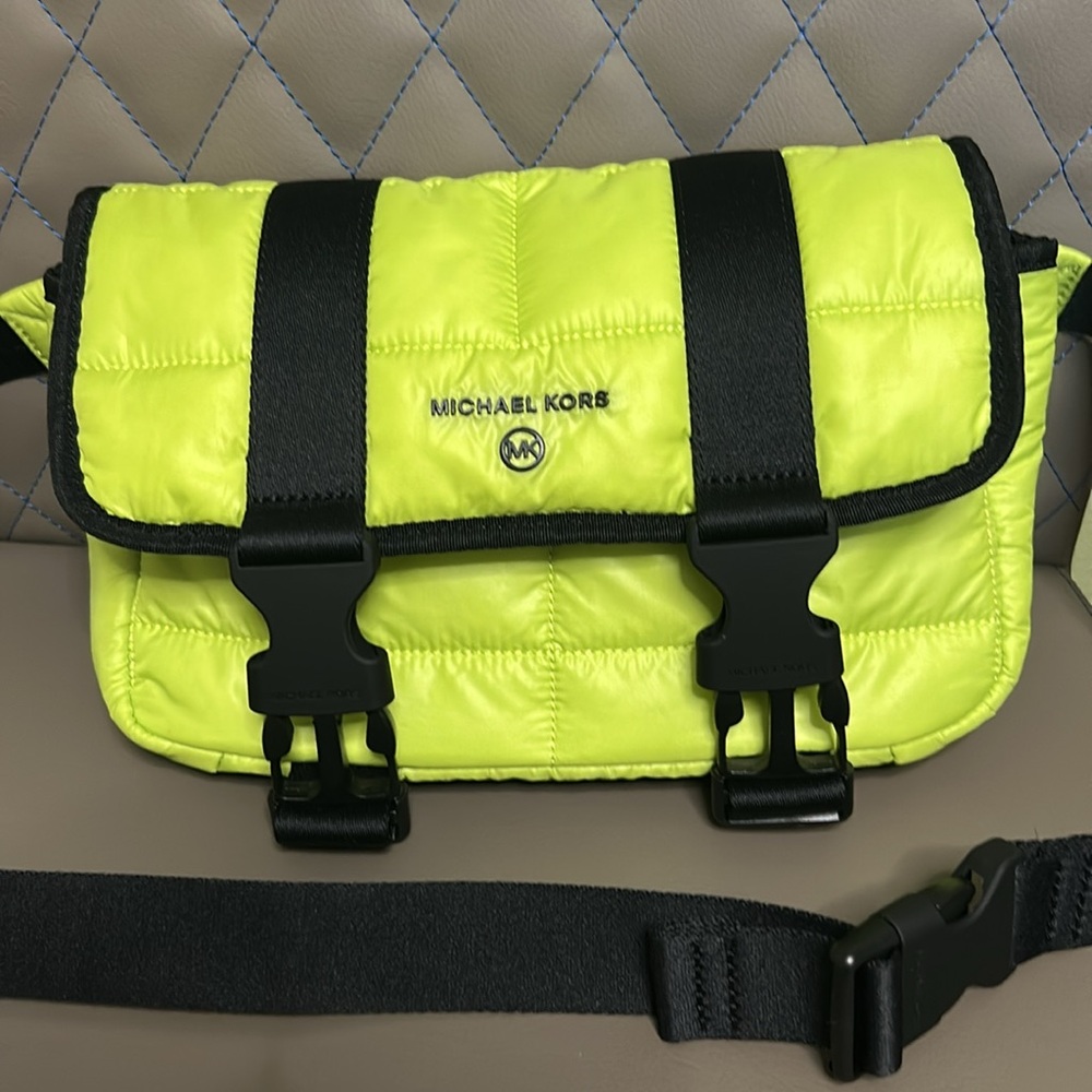 Michael Kors Neon Yellow Belt Bag